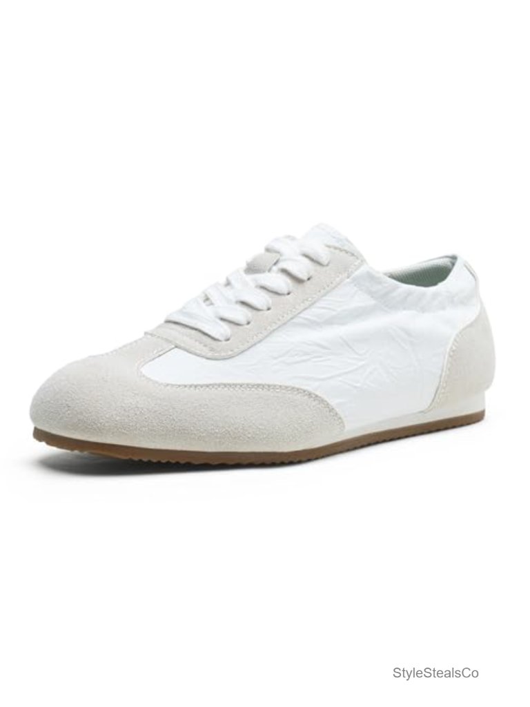 Lightweight Casual Sneakers Suede Square Toe Memory Foam Removable Pom Pom